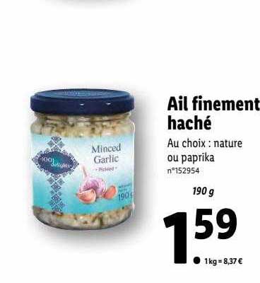 ail finement haché