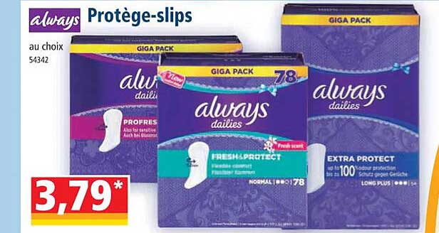 always protège-slips