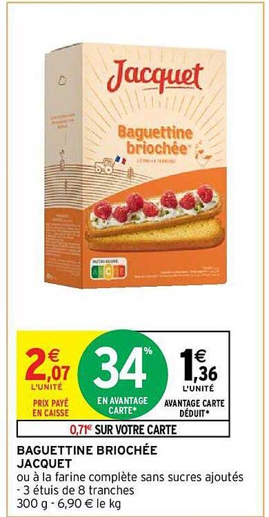 baguettine briochée jacquet