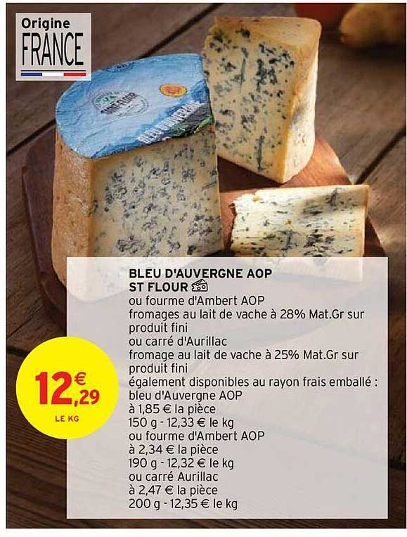 Bleu D'auvergne Aop St Flour