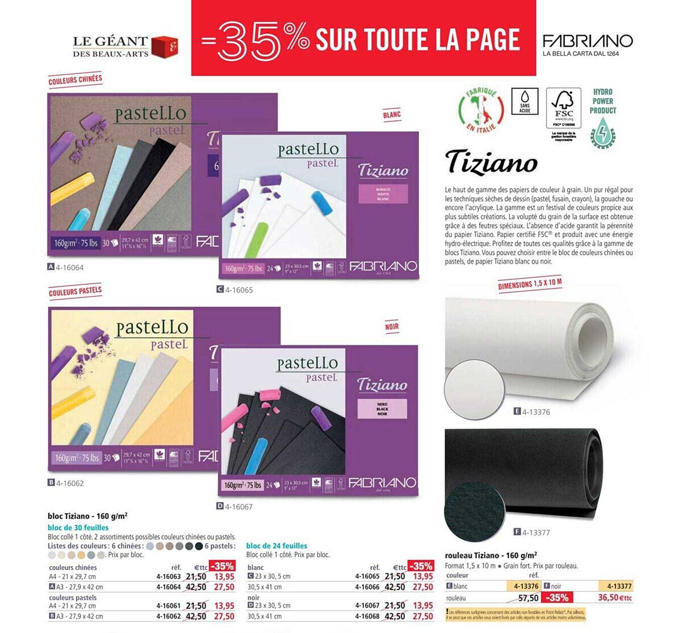 Bloc Tiziano 160 G M2