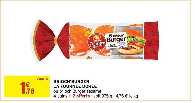 brioch'burger la fournée dorée