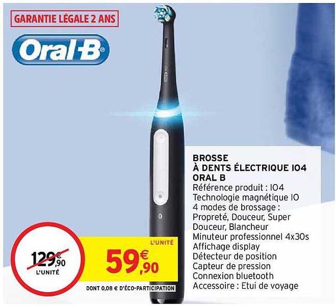 brosse à dents électrique io4 oral b