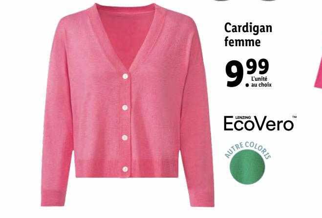 Cardigan Femme Eco Vero