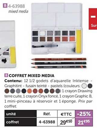 coffret mixed media