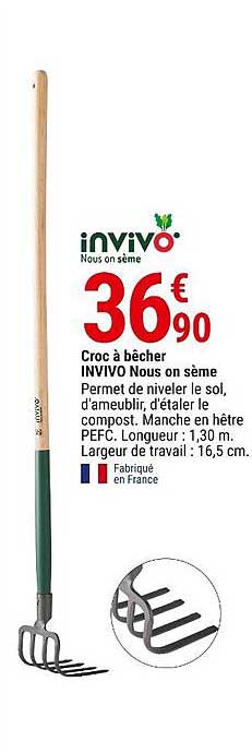 croc à bêcher invivo nous on sème
