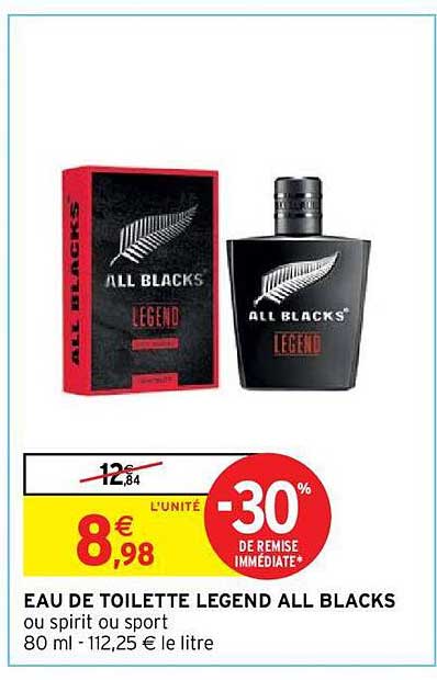 eau de toilette legend all blacks