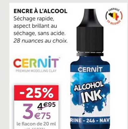 encre à l'alcool cernit