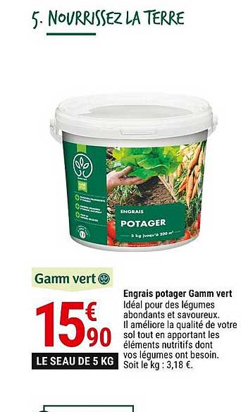 engrais potager gamm vert