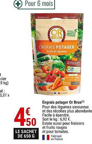 Engrais Potager Or Brun