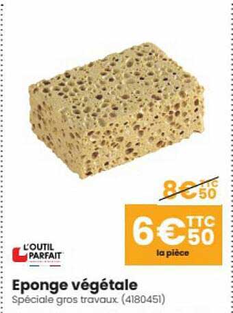 éponge végétale l'outil parfait