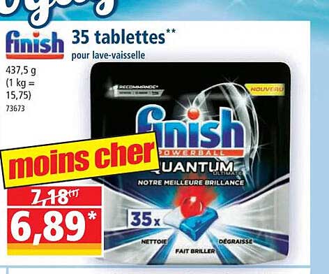 finish 35 tablettes pour lave-vaisselle