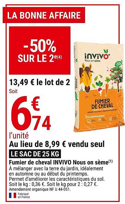 fumier de cheval invivo nous on sème