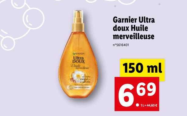 garnier ultra doux huile merveilleuse