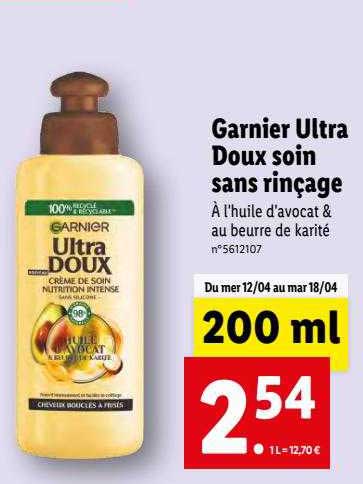 Garnier Ultra Doux Soin Sans Rinçage