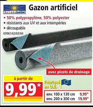 gazon artificiel solax-sunshine