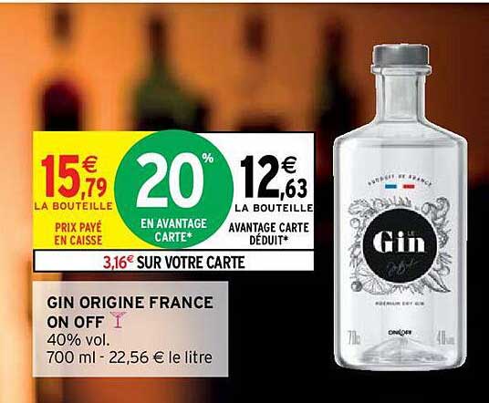 Gin Origine France On Off