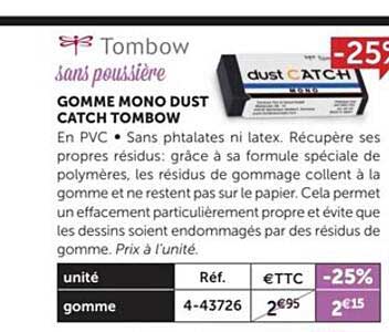 gomme mono dust catch tombow