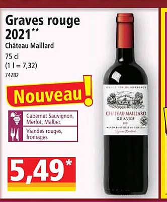 graves rouge 2021 château maillard