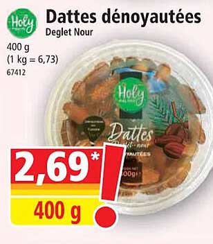 holy dattes dénoyautées