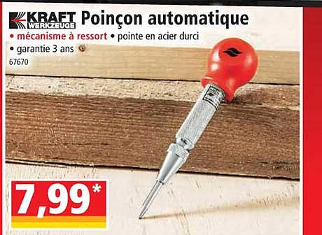kraft werkzeuge poinçon automatique