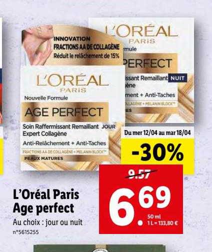 L'oréal Paris âge Perfect