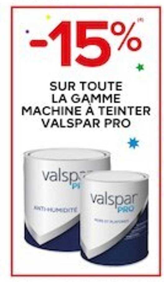 la gamme machine à teinter valspar pro