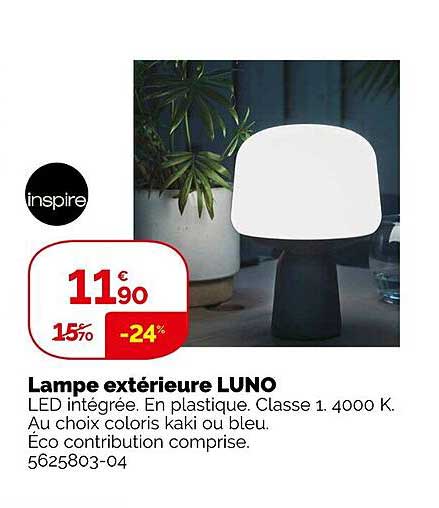 lampe extérieure luno inspire