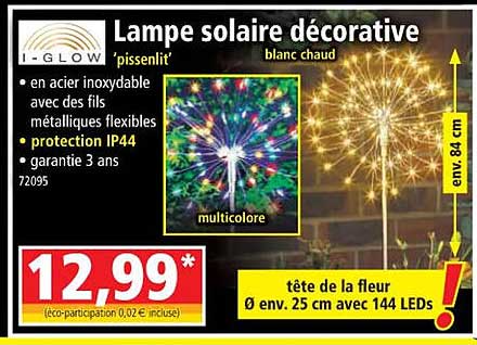 lampe solaire décorative i-glow