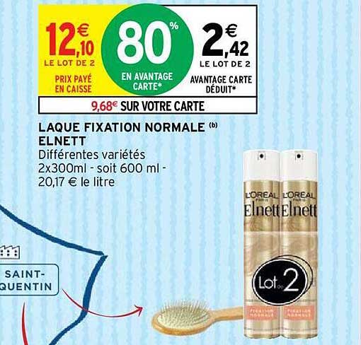 laque fixation normale elnett