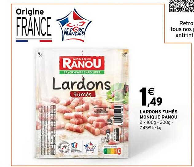 lardons fumés monique ranou
