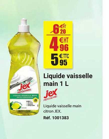 Liquide Vaisselle Main 1l Jex Professionnel