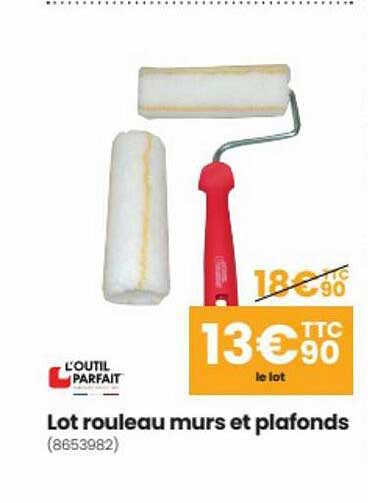 lot rouleau murs et plafonds l'outil parfait