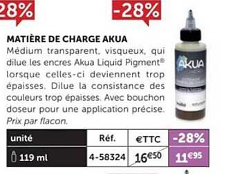 matière de charge akua
