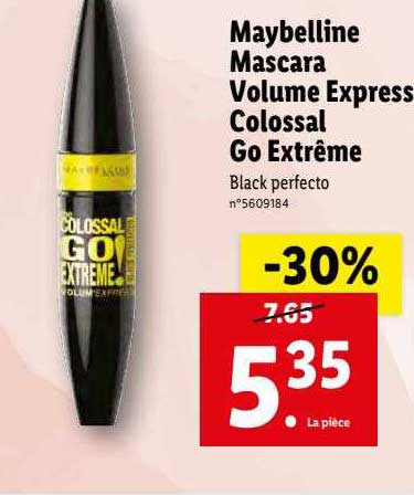 maybelline mascara volume express colossal go extrême
