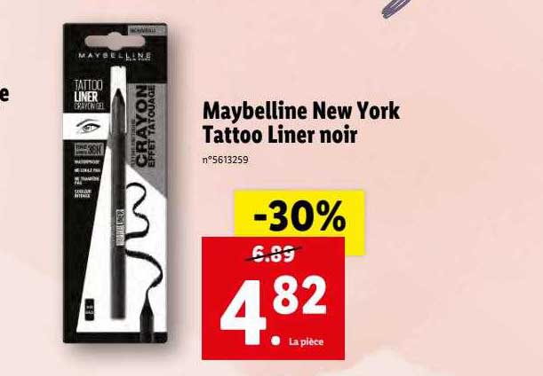 Maybelline New York Tattoo Liner Noir