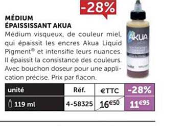médium épaississant akua