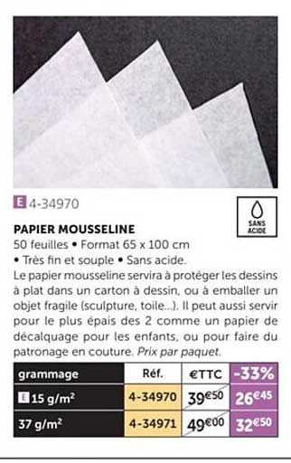 Papier Mousseline