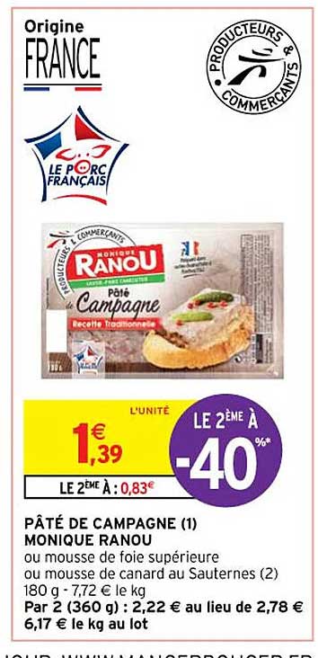 pâté de campagne monique ranou