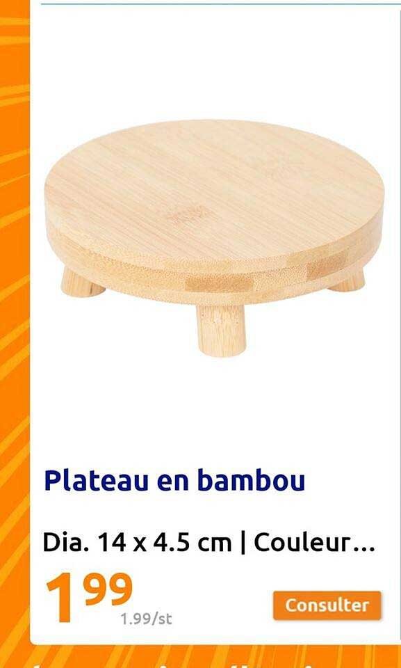 Plateau En Bambou