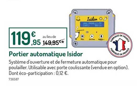 portier automatique isidor