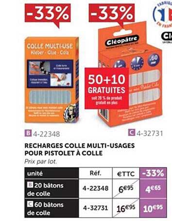 Recharges Colle Multi-usages Pour Pistolet à Colle
