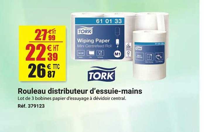 Rouleau Distributeur D'essuie-mains Tork