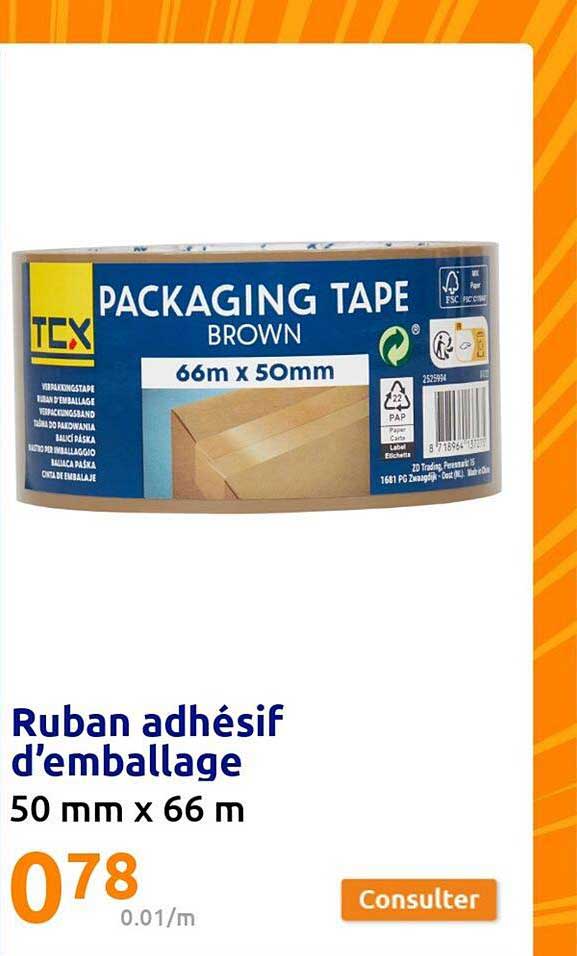 ruban adhésif d'emballage