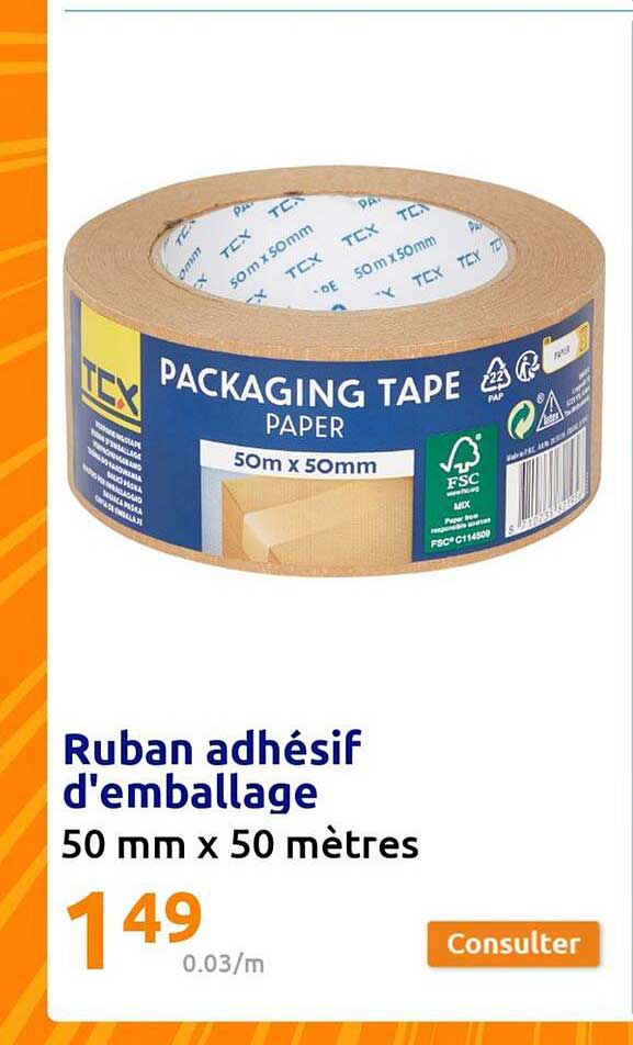 ruban adhésif d'emballage