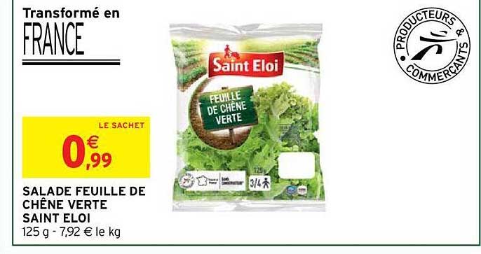 Salade Feuille De Chêne Verte Saint éloi
