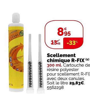 scellement chimique r-fix