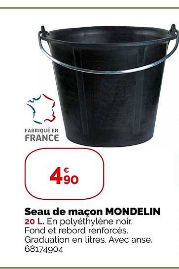 seau de maçon mondelin