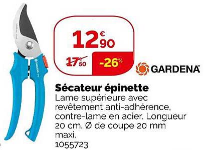 sécateur épinette gardena