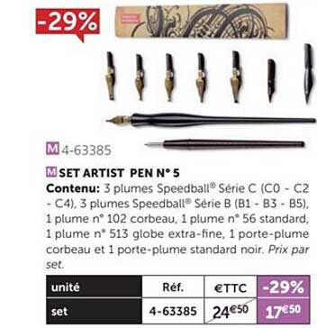 set artist pen n°5